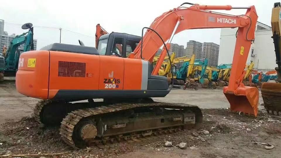 20 طن مستعمل هيتاشي ZAXIS 200 محمول الحفرة الحفرة التعدين المعدات الثقيلة حفرة كيس ZX200 حالة جيدة السعر النهائي Exc