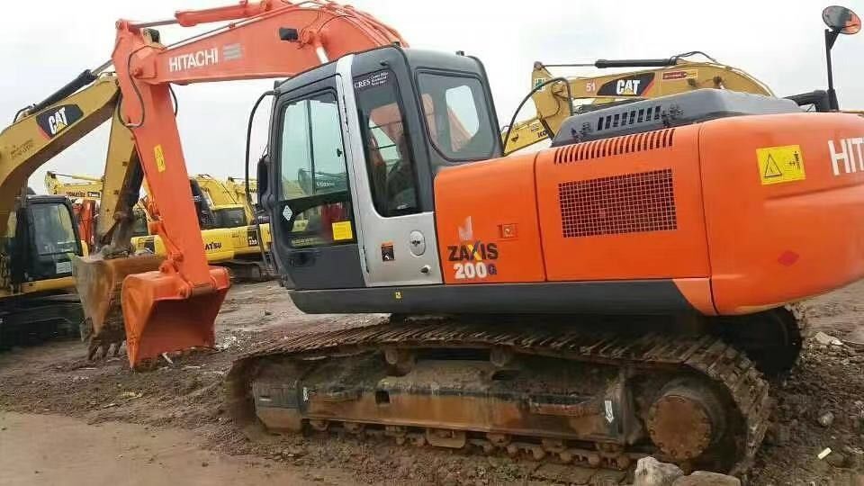20 طن مستعمل هيتاشي ZAXIS 200 محمول الحفرة الحفرة التعدين المعدات الثقيلة حفرة كيس ZX200 حالة جيدة السعر النهائي Exc