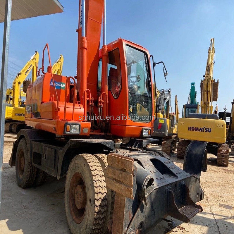 المعدات المستخدمة من الجودة DOOSAN 210W الحفرة مع سعر منخفض للبيع/المعدات الهيدروليكية المستخدمة DOOSAN 210W الحفرة الحفرة