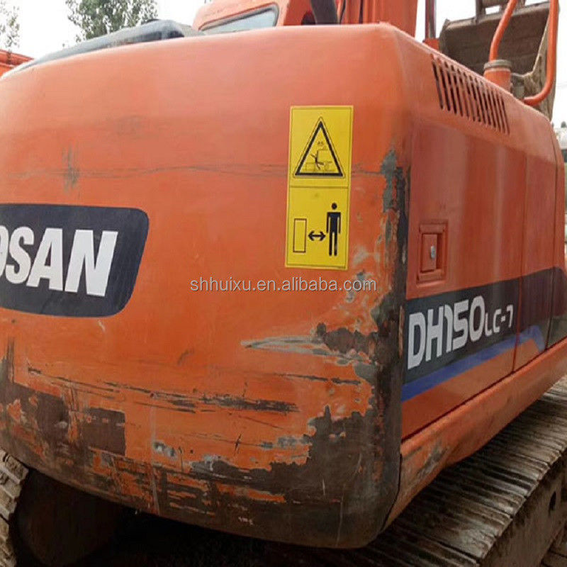 آلة حفر هيدروليكية مستعملة Doosan DH150/ يد ثانية حفرة DOOSAN DH150 ذات جودة عالية بسعر منخفض للبيع