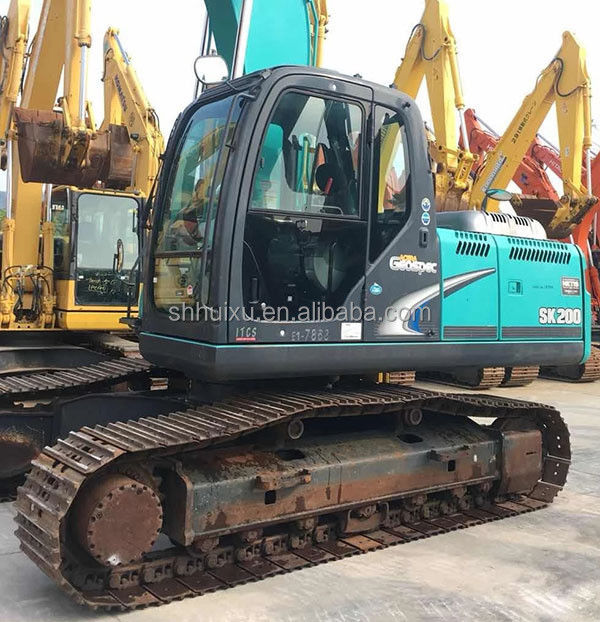 كوبيلكو SK200 أكثر ما تباع من حفرة الزحف المستخدمة كوبيلكو SK200/آلة حفر مستعملة ذات جودة جيدة كوبيلكو SK200 للبيع