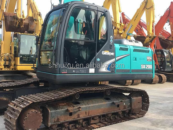 كوبيلكو SK200 أكثر ما تباع من حفرة الزحف المستخدمة كوبيلكو SK200/آلة حفر مستعملة ذات جودة جيدة كوبيلكو SK200 للبيع