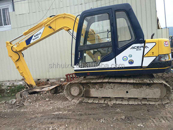 حفرة هيدروليكية مستعملة كوبيلكو60-3، ميني يد ثانية حفرة عالية الجودة كوبيلكو60-3 سعر رخيص