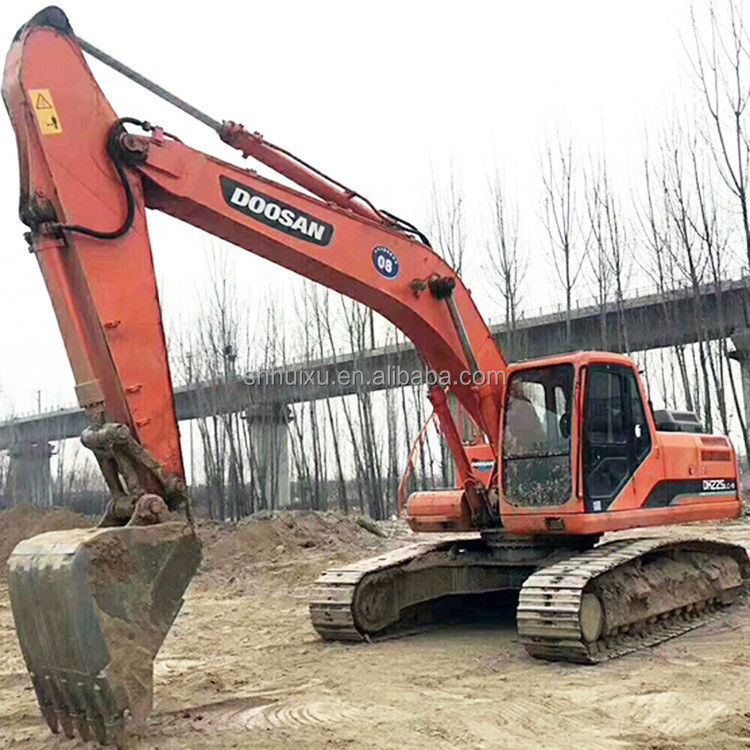 Doosan بيع ساخن Doosan dh225 الحفرة مستخدمة الزحف dh225lc-9/استخدام حفرة آلة أفضل بيع سعر جيد