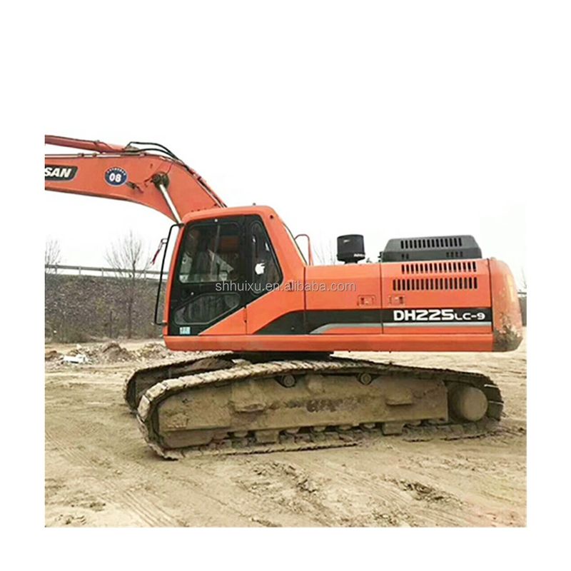Doosan بيع ساخن Doosan dh225 الحفرة مستخدمة الزحف dh225lc-9/استخدام حفرة آلة أفضل بيع سعر جيد