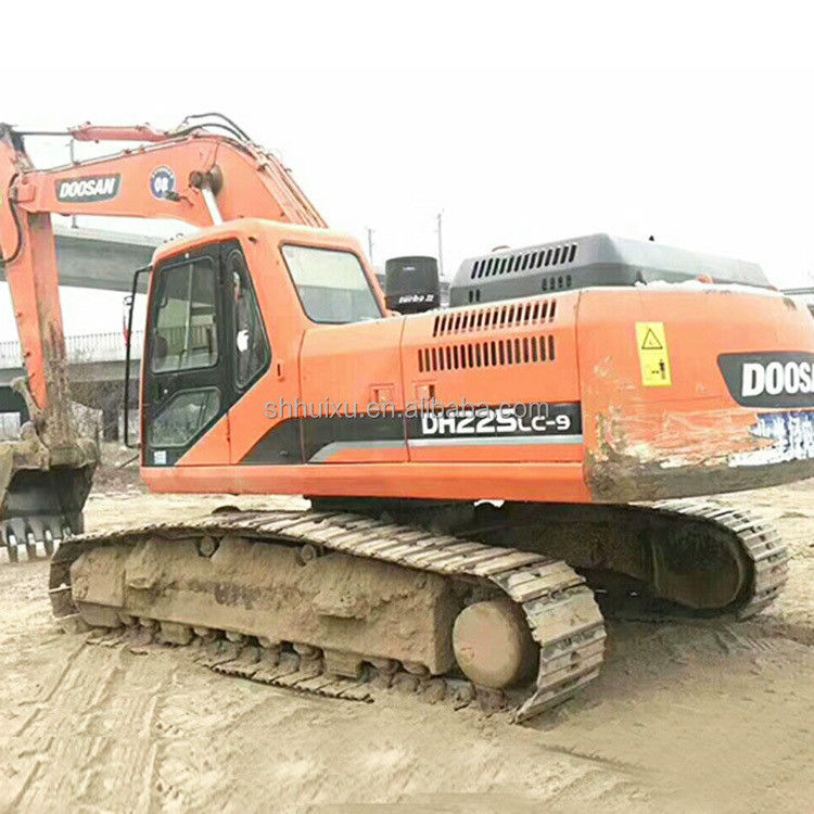 Doosan بيع ساخن Doosan dh225 الحفرة مستخدمة الزحف dh225lc-9/استخدام حفرة آلة أفضل بيع سعر جيد