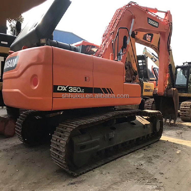 Doosan بيع ساخن جودة ممتازة يد ثانية الحفرة الزحف الهيدروليكي DOOSAN DX350 كوريا أصل استخدمت حفرة آلة أفضل بيع