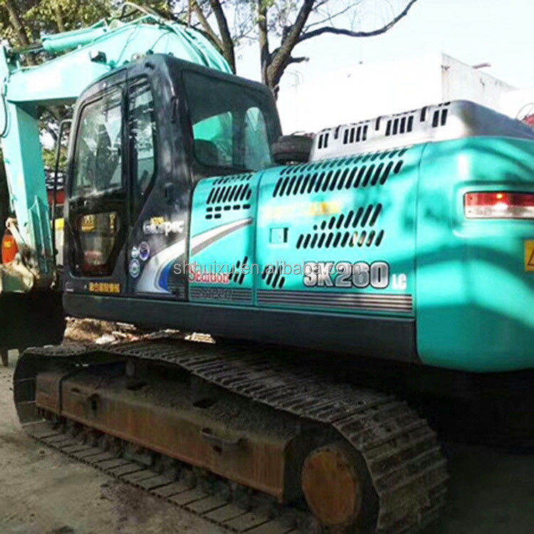 كوبيلكو SK200 آلة حفر مستعملة كوبيلكو SK260 نوعية ممتازة حفرة الزحف اليدوية