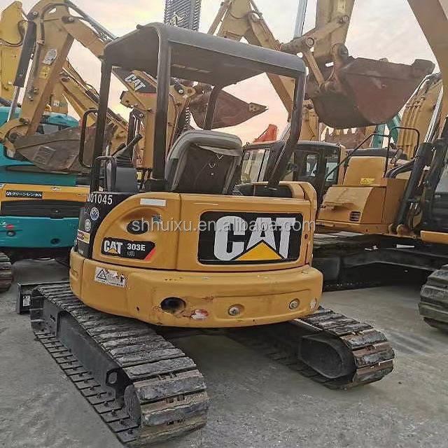 اليد الثانية جودة جيدة الحفرة الزحفية المستخدمة مصغرة المستخدم CAT303E 3T حفرة اليرقة المستخدمة حفرة اليرقة في المخزون