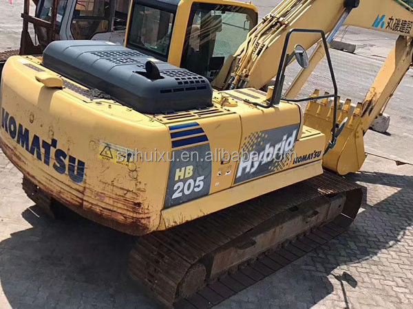 كوماتسو استخدمت كوماتسو PC205 الحفرة الزحفية جودة جيدة اليد الثانية حفرة آلة للبيع كوماتسو الحفرة