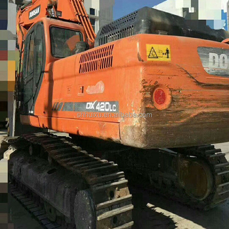 دوسان بيع ساخن عالية الجودة يد ثانية الحفرة الهيدروليكية الزحفية دوسان DX420 كوريا منشأ جهاز حفر مستعمل سعر جيد