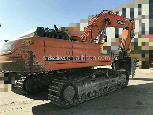 دوسان بيع ساخن عالية الجودة يد ثانية الحفرة الهيدروليكية الزحفية دوسان DX420 كوريا منشأ جهاز حفر مستعمل سعر جيد