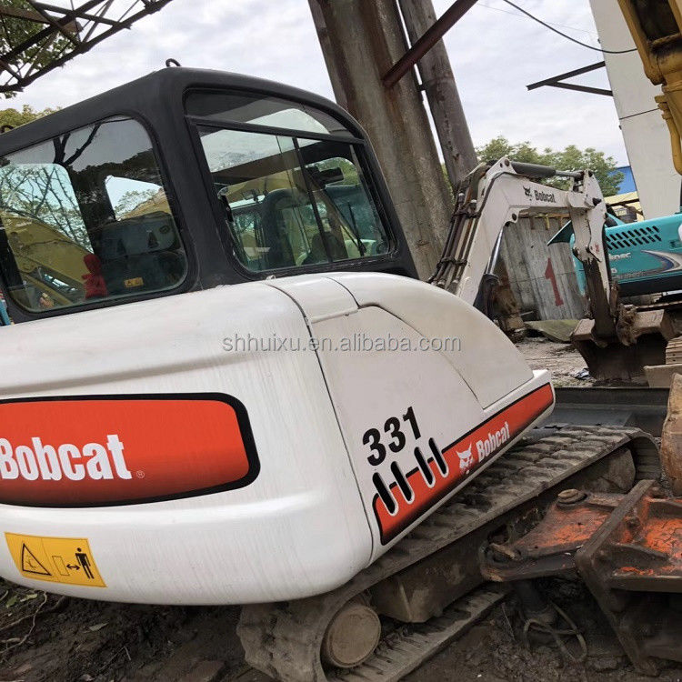 اليد الثانية الجودة الجيدة حفرة الزحف BOBCAT331 3.1T حفرة مستعملة حفرة حفرة للبيع