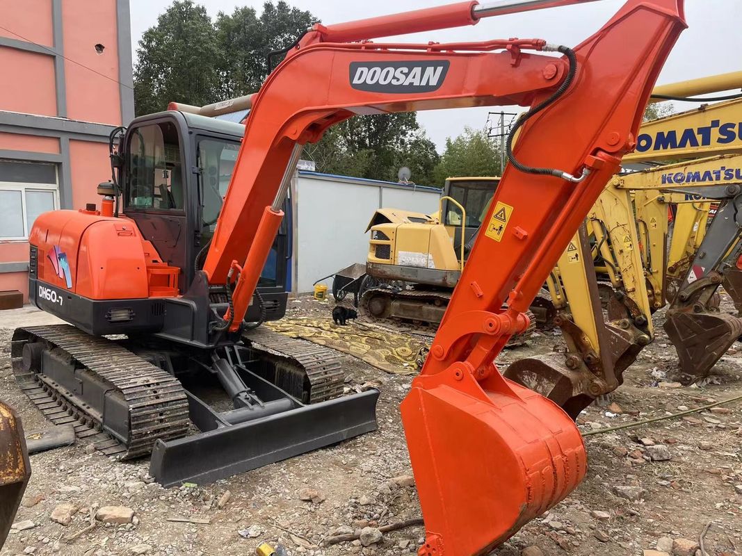 الجودة العالية الحفرة المصغرة المستخدمة Doosan ZX60 آلة البناء/حفرة الزحف الهيدروليكية اليد الثانية DOOSAN ZX60 كوريا