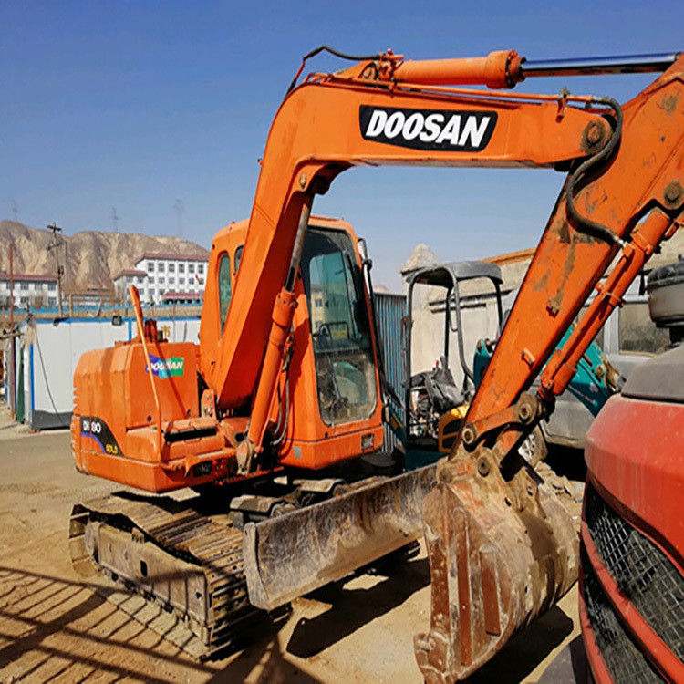 اليد الثانية 8 طن دوسان DX80 الحفرة المستخدمة 80 نموذج مشروع مصغر واجب DX80 للبيع