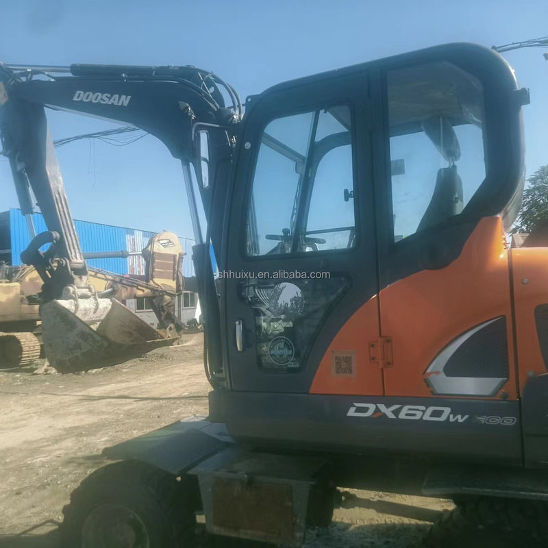 بيع ساخن دوسان المستخدمة دوسان dh60-7 الحفرة الزحفية/المحفرة المصغرة المستخدمة دوسان DX60W سعر رخيص