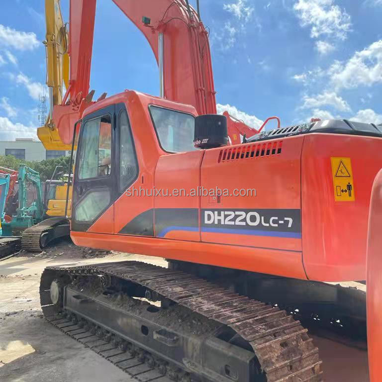 Doosan مبيعات ساخنة Doosan DH220lc حفرة مستعملة/آلة حفرة مستعملة Doosan DH220-7 كوريا أصل للبيع