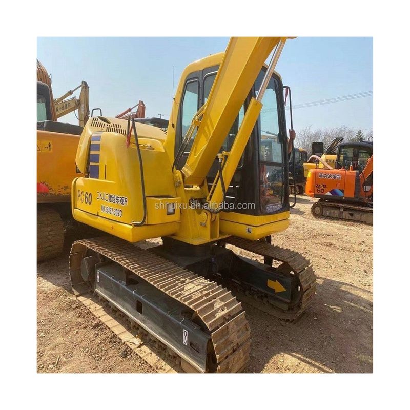 كوماتسو PC60 الحفرة الزحفية الهيدروليكية 6 طن عالية الجودة الحفرة اليد ثانية اليابان الأصل السعر الرخيص كوماتسو الحفرة