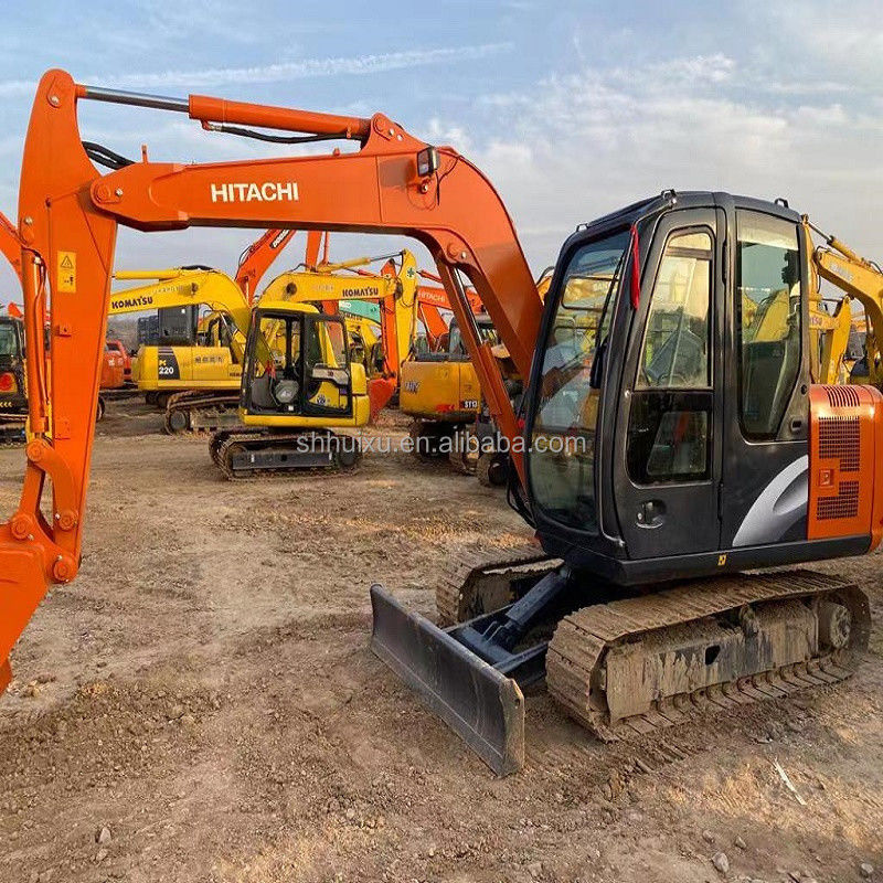 هيتاشي في المخزون هيتاشي ex60 اليابانية المستخدمة حفرة بيع/اليد الثانية الهيدروليكية الزحف حفرة الحفرة في حالة جيدة هيتاشي 60
