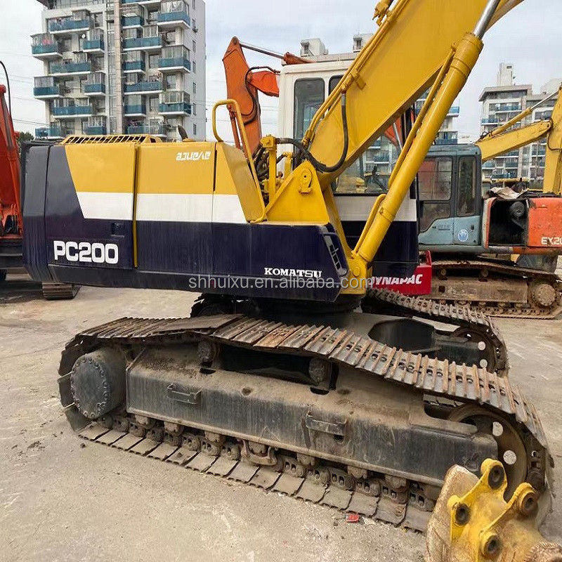 كوماتسو كوماتسو PC200-7 الحفرة الزحفية مستعملة حفرة اليابان الأصلية للبيع كوماتسو الحفرة