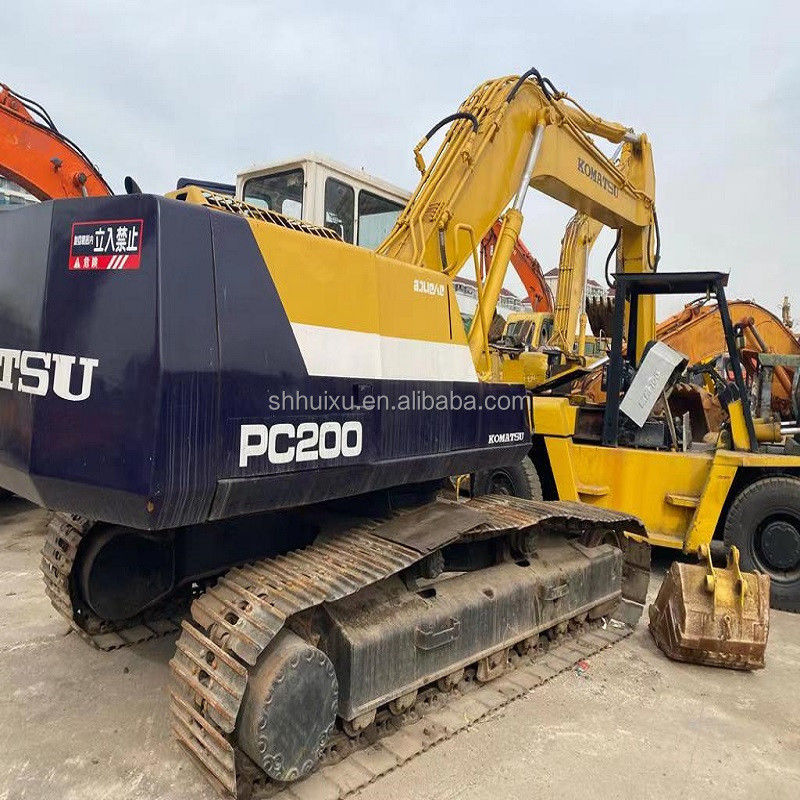 كوماتسو كوماتسو PC200-7 الحفرة الزحفية مستعملة حفرة اليابان الأصلية للبيع كوماتسو الحفرة