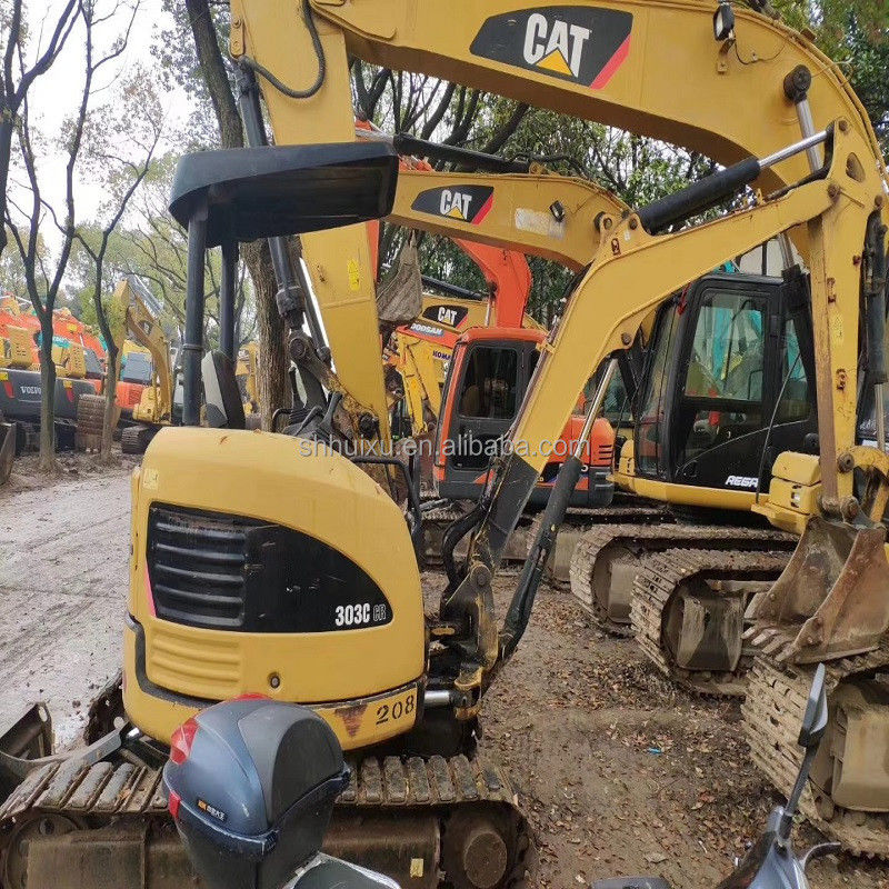 الحفرة المستخدمة في حالة جيدة CAT303C سعر معقول للبيع / يد ثانية الحفرة اليابانية CAT303C