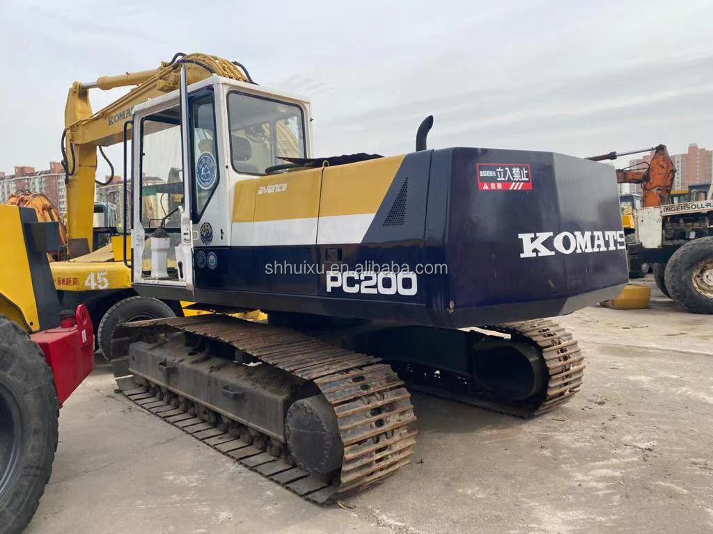 كوماتسو كوماتسو PC200-7 الحفرة الزحفية مستعملة حفرة اليابان الأصلية للبيع كوماتسو الحفرة