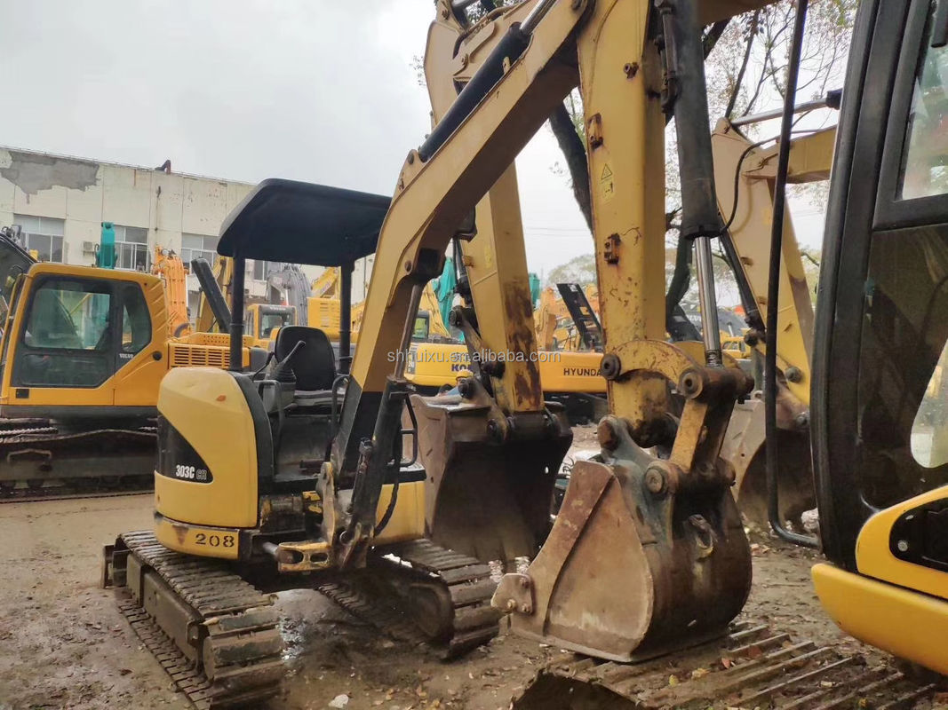 الحفرة المستخدمة في حالة جيدة CAT303C سعر معقول للبيع / يد ثانية الحفرة اليابانية CAT303C
