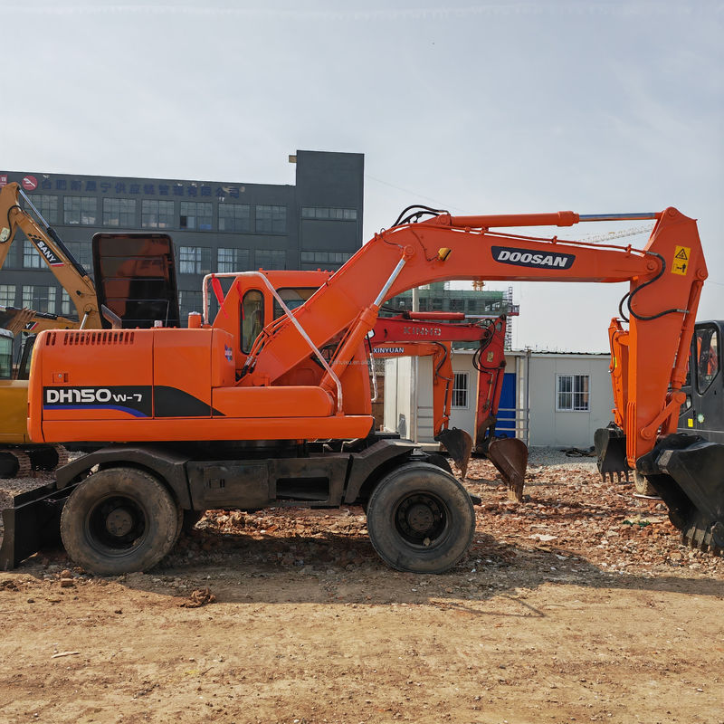 Doosan بيع ساخن جديد بيع جيد من المستخدمة Doosan DH150 الحفارات العجلات، 90 الحفارة الجديدة/المستخدمة Doosan
