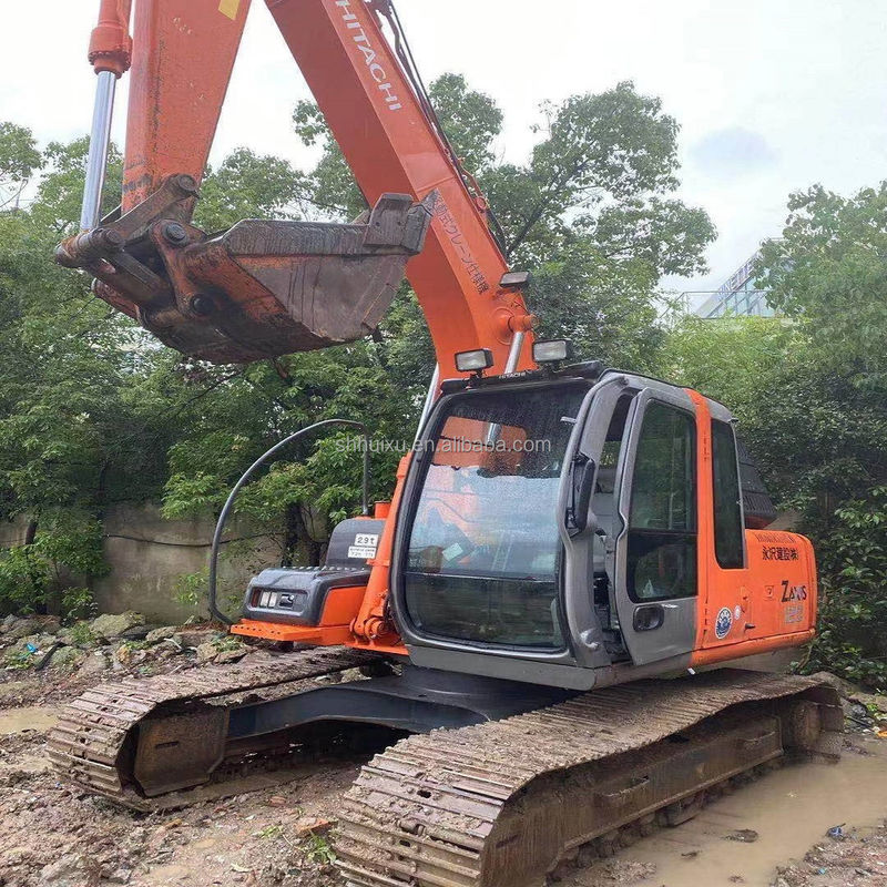 هيتاشي بيع ساخن آلة حفر يابانية HITACHI 120 للبيع يد ثانية هيدروليكية الزحف الحفارة في حالة جيدة