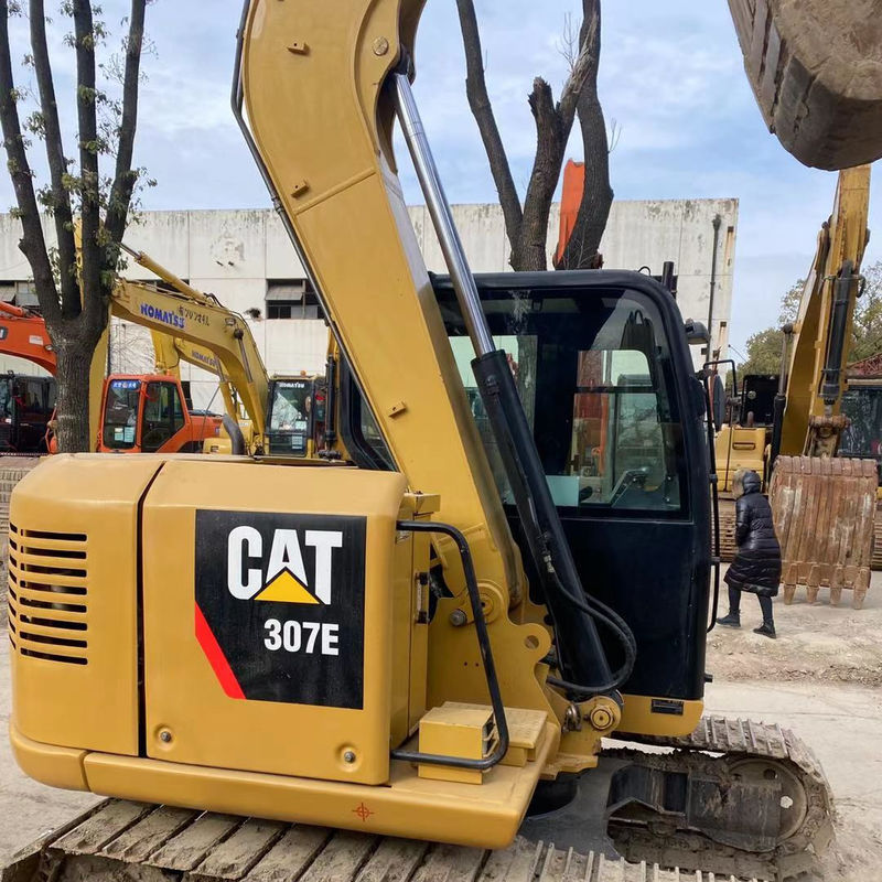 آلة بناء هندسية مستعملة Cat 307E الهيدروليكية minibagger سعر آلة الحفر المصغرة المستعملة للبيع