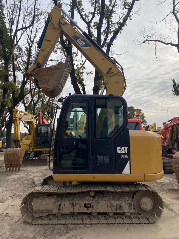 آلة بناء هندسية مستعملة Cat 307E الهيدروليكية minibagger سعر آلة الحفر المصغرة المستعملة للبيع