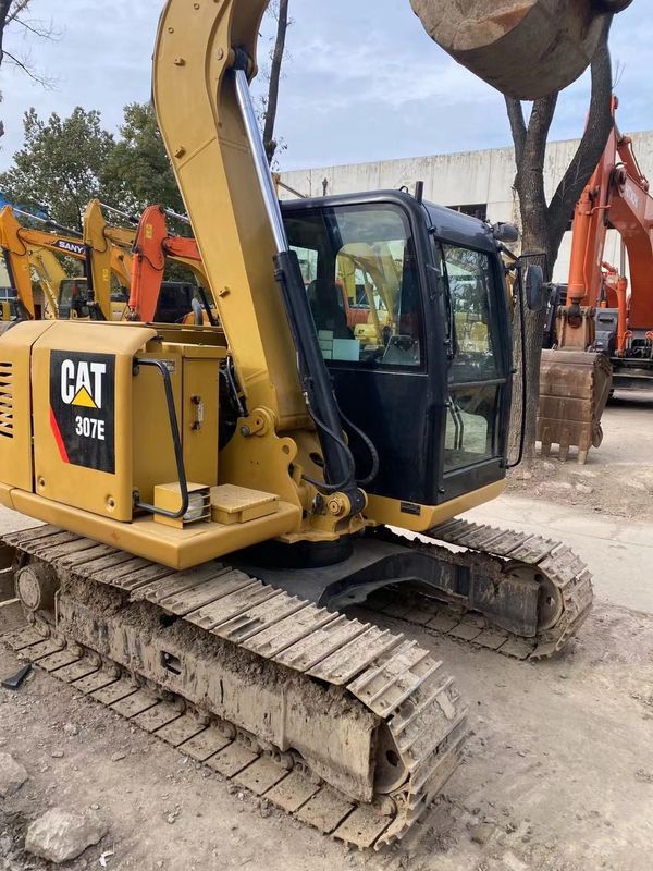 آلة بناء هندسية مستعملة Cat 307E الهيدروليكية minibagger سعر آلة الحفر المصغرة المستعملة للبيع