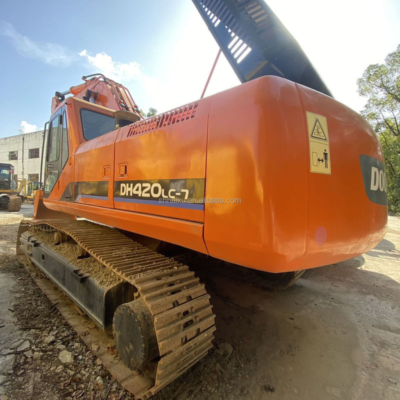 دوسان مبيعات ساخنة معدات نقل الأرض المستخدمة دوسان dh420lc-7 حفارة dh420 42 طن حفارة تعدين كبيرة dh420lc