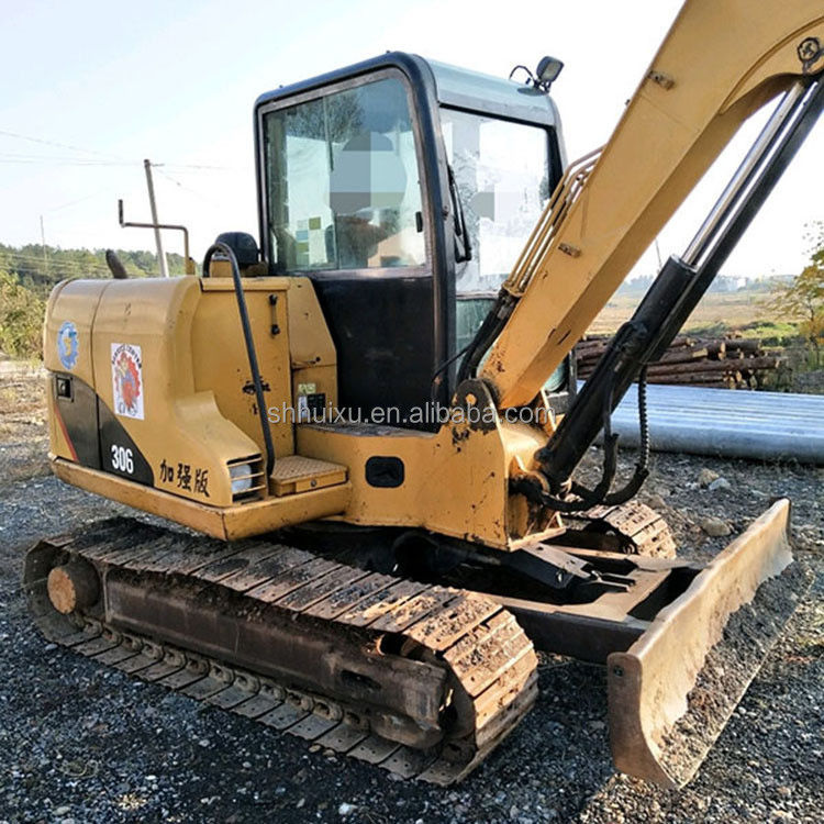 حفرة Caterpillar مستعملة يد ثانية حفرة هيدروليكية صغيرة CAT306 ذات جودة جيدة Caterpillar في المخزون