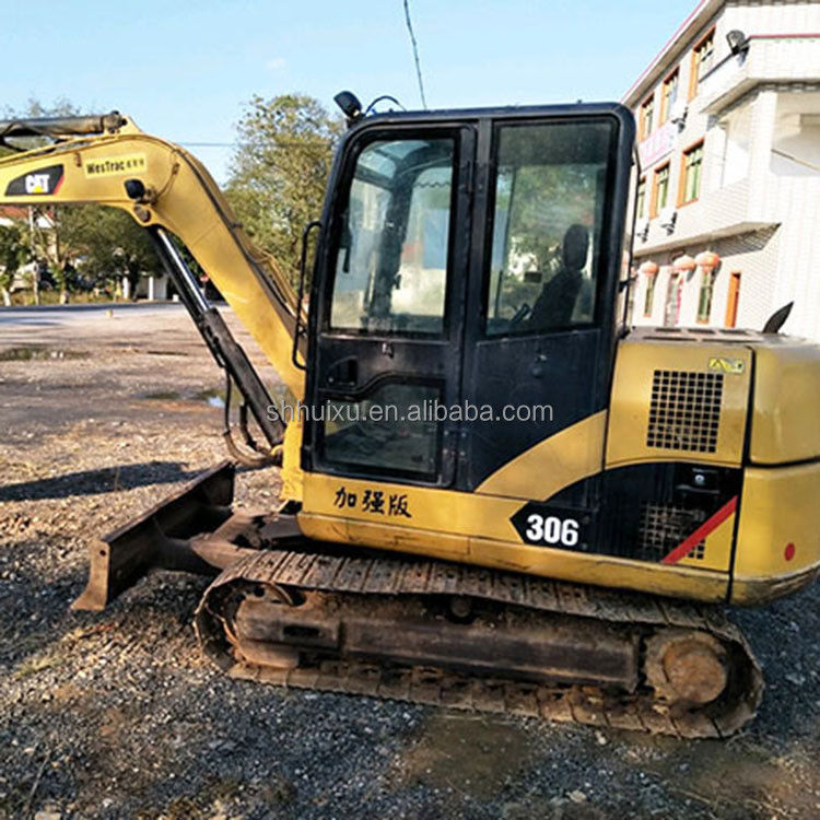 حفرة Caterpillar مستعملة يد ثانية حفرة هيدروليكية صغيرة CAT306 ذات جودة جيدة Caterpillar في المخزون