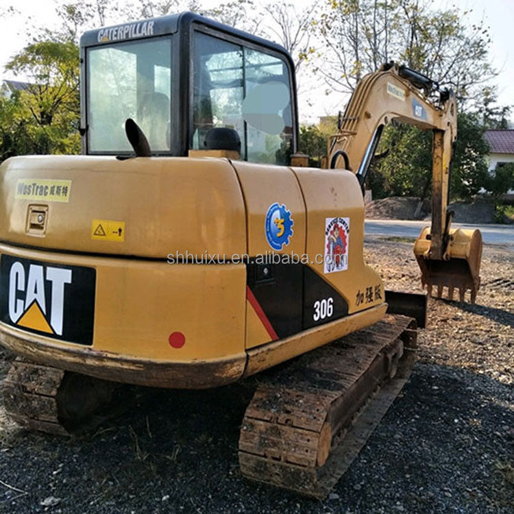 حفرة Caterpillar مستعملة يد ثانية حفرة هيدروليكية صغيرة CAT306 ذات جودة جيدة Caterpillar في المخزون