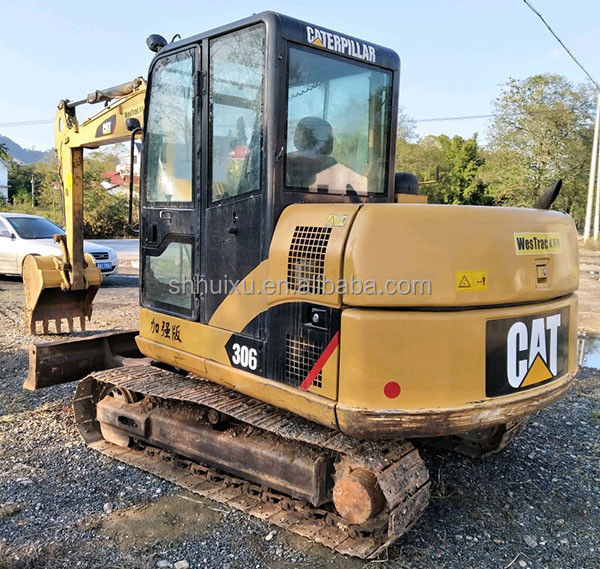 حفرة Caterpillar مستعملة يد ثانية حفرة هيدروليكية صغيرة CAT306 ذات جودة جيدة Caterpillar في المخزون