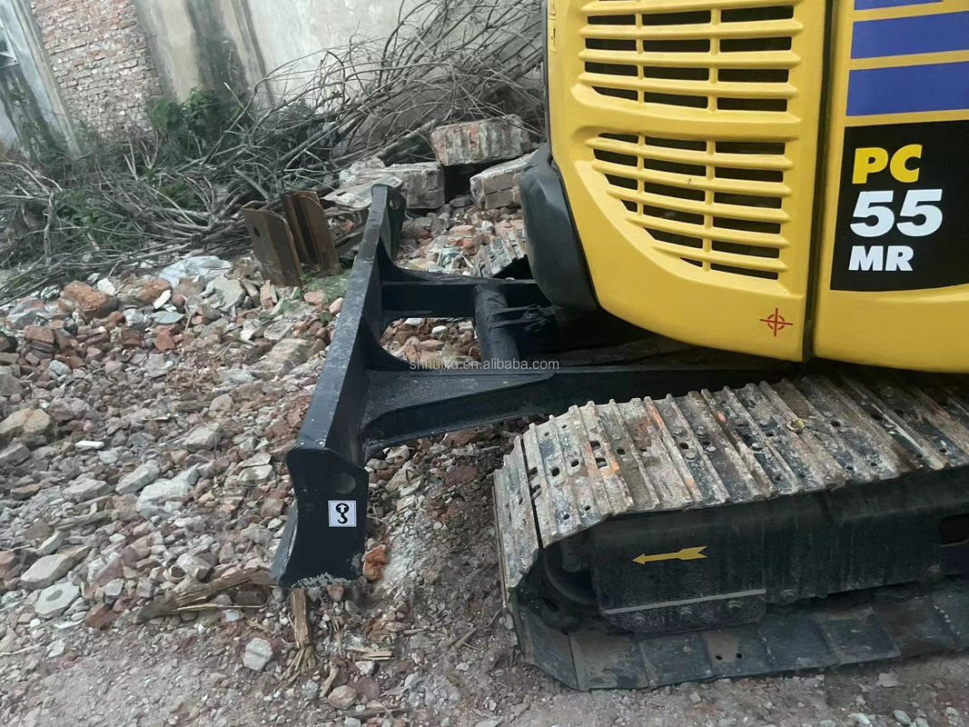 الجودة العالية كوماتسو PC55MR حفرة هيدروليكية مستعملة من اليابان / حفرة صغيرة مستعملة كوماتسو PC55MR سعر رخيص