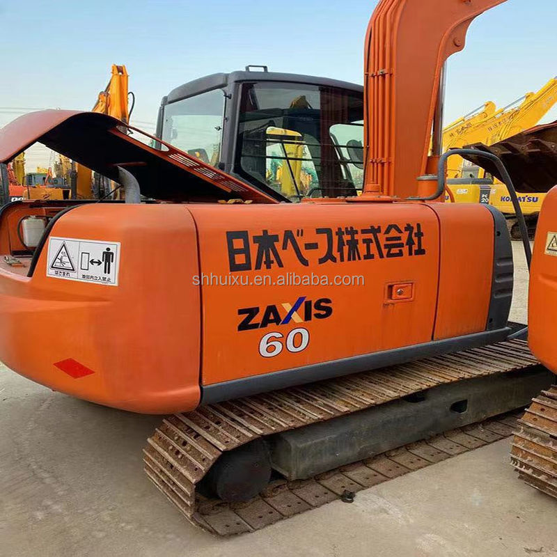 هيتاشي بيع ساخن الحفرة الهيدروليكية الزحفية يد ثانية هيتاشي ZX60 حالة جيدة اليابان الأصليةحفرة مستعملة