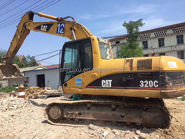 اليابان تستخدم حفرة كات 320 يد ثانية حفرة هيدروليكية مزحومة CAT320C في حالة جيدة للبيع CAT 303 حفرة كات 306