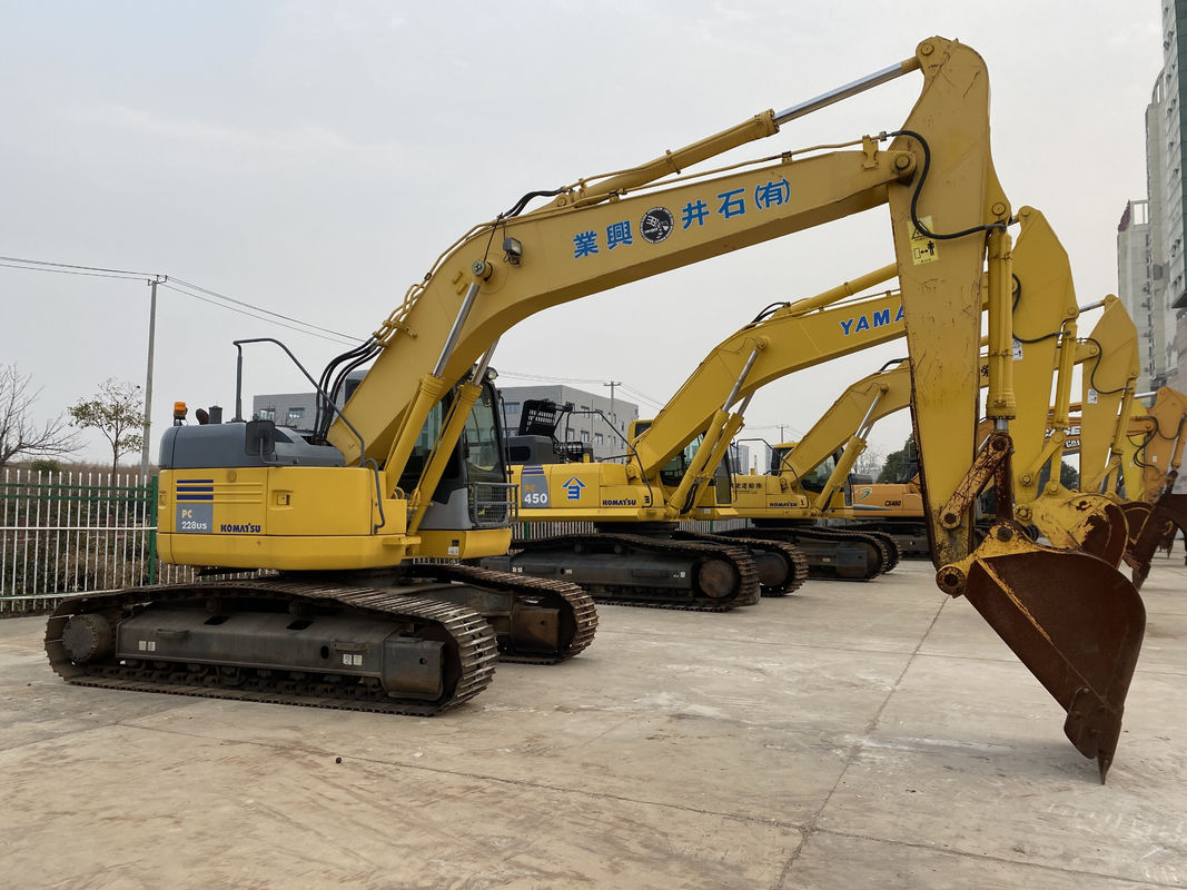 كوماتسو كوماتسو PC228 اليد الثانية الجودة الجيدة الحفرة الزحفية الهيدروليكية المستخدمة حفرة اليابان منشأ كوماتسو الحفرة