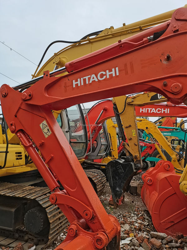 هيتاشي في المخزون جودة جيدة هيتاشي ZX65 الحفرة الهيدروليكية الزحافية اليد الثانية / حفرة صغيرة مستعملة هيتاشي ZX65 سعر رخيص