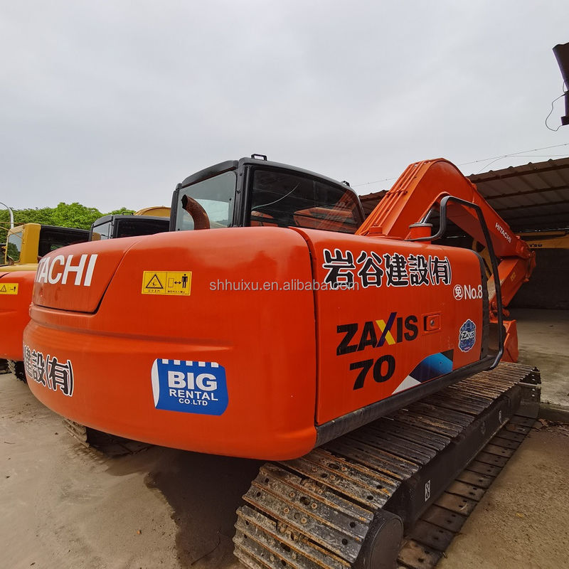 هيتاشي في المخزون حالة جيدة هيتاشي ZX70 اليد ثانية الحفرة الزحفية الهيدروليكية /حفرة صغيرة مستعملة هيتاشي ZX70 سعر رخيص