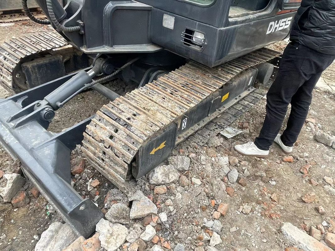 الحفارات المنزلية من نوع MINI DOOSAN DH55 DX60/ العلامة التجارية الكورية المستخدمة الحفارات المصغرة ذات كفاءة الوقود رخيصة في الإصلاح والحفر