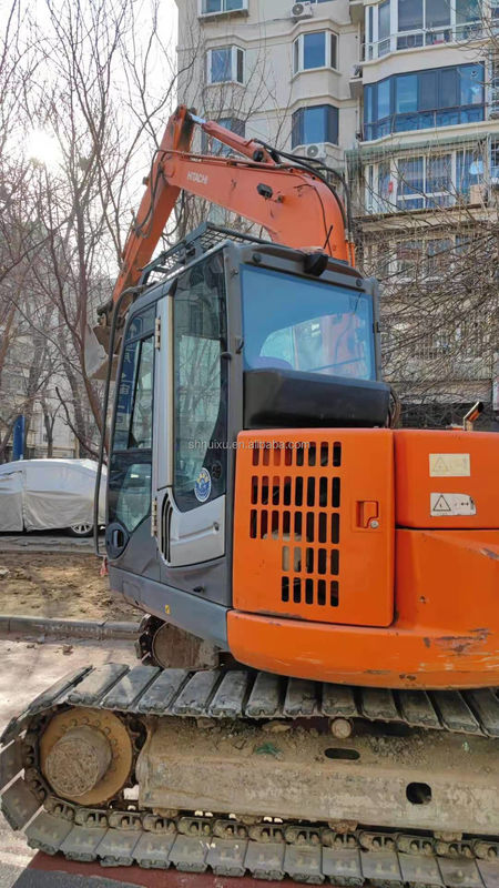 هيتاشي بيع ساخن حفرة مصغرة مستعملة هيتاشي ZX75 سعر رخيص جودة جيدة اليد ثانية الحفرة الزحف الهيدروليكي