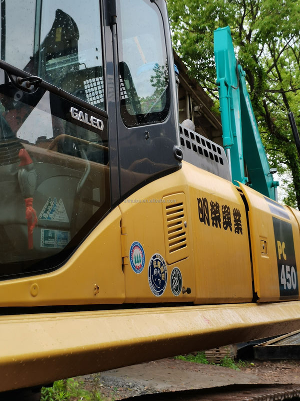 كوماتسو مستعمل كوماتسو PC450 حفرة يد ثانية محفرة مستعملة اليابان منشأ كوماتسو حفرة