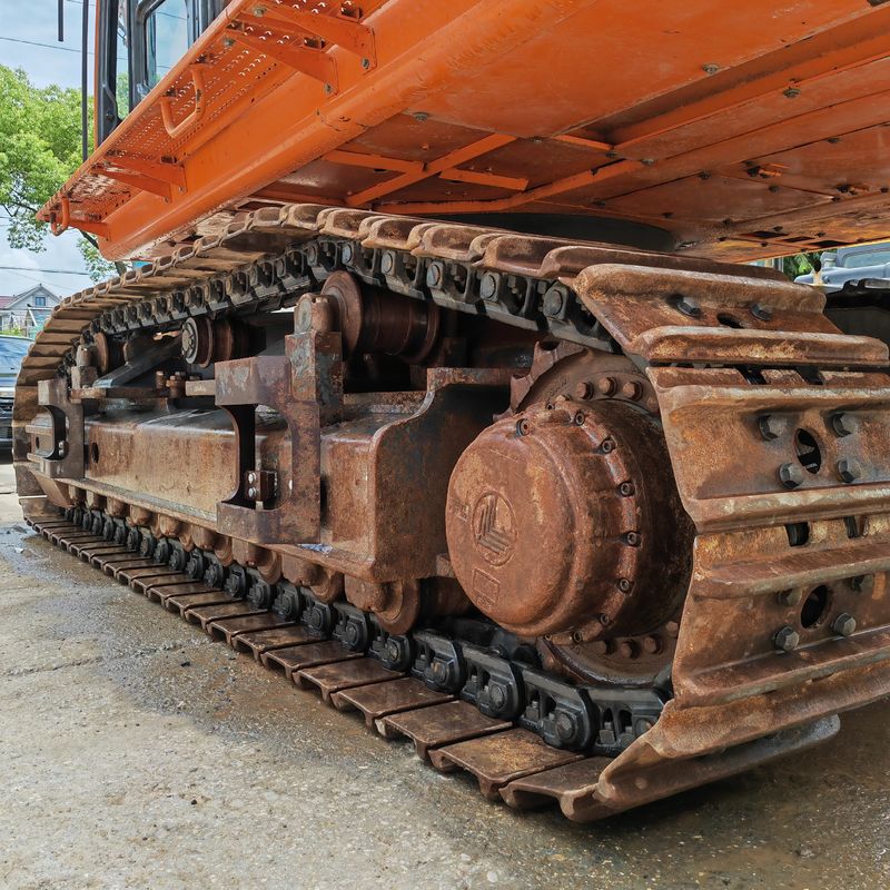 الجودة الممتازة الحفرة الهيدروليكية المزروعة من يد ثانية DOOSAN DH500/استخدمت doosan dh 500 للبيع