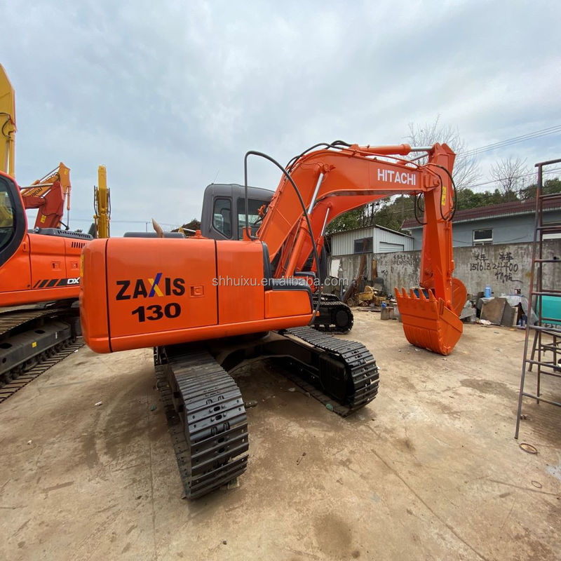 هيتاشي بيع ساخن الحفرة الزحفية هيتاشي ZX130 يد ثانية هيدروليكية حالة جيدة/آلة حفرة مستعملة سعر رخيص