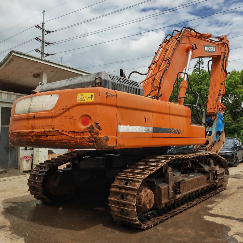 الجودة الممتازة الحفرة الهيدروليكية المزروعة من يد ثانية DOOSAN DH500/استخدمت doosan dh 500 للبيع